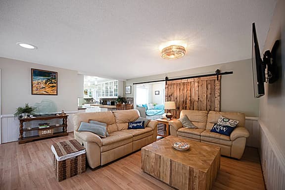 Family Beach House:  3 BR -  -  Dogs Welcome Tranquil Turtle